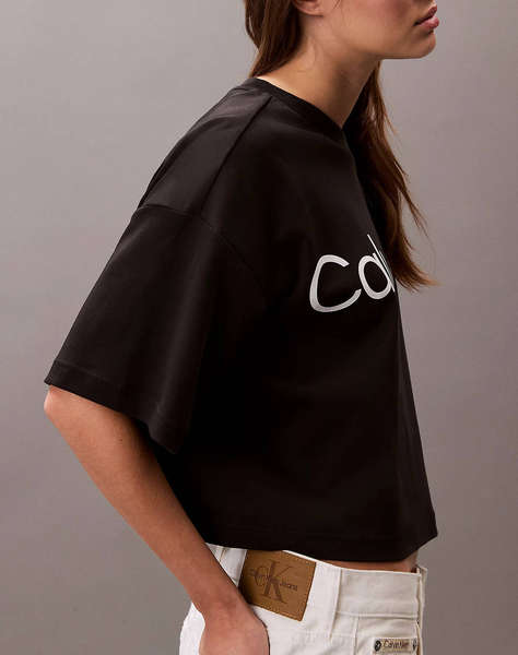 CALVIN KLEIN JEANS A-SS Boxy Logo Graphic Tee