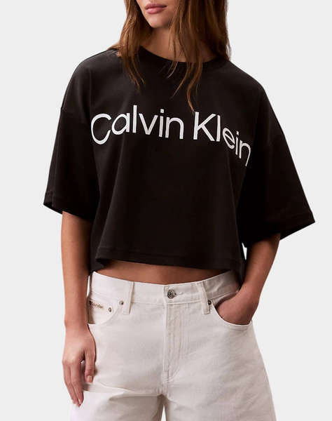 CALVIN KLEIN JEANS A-SS Boxy Logo Graphic Tee