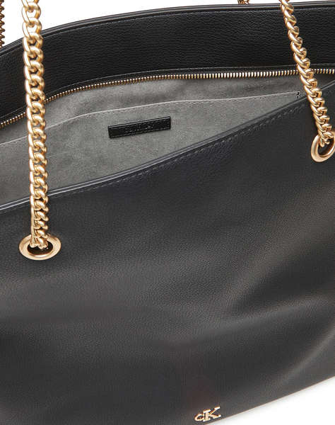 CALVIN KLEIN MINIMAL MONOGRAM CHAIN TOTE (Размери: 34 x 36 x 14см.)