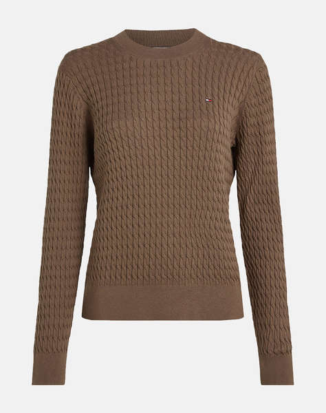 TOMMY HILFIGER CO CABLE C-NK LS SWEATER