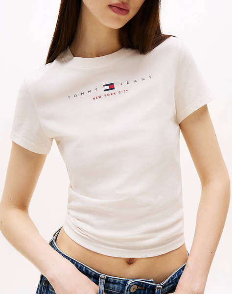 TOMMY JEANS TJW SLIM TJ US LINEAR SS TEE