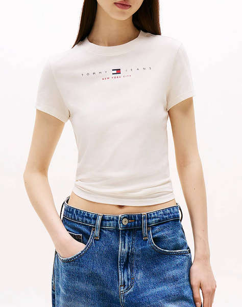 TOMMY JEANS TJW SLIM TJ US LINEAR SS TEE