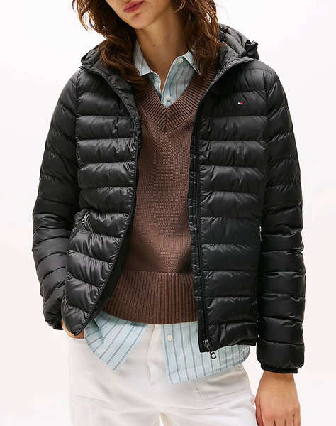 TOMMY HILFIGER LW PADDED GLOBAL STRIPE JACKET