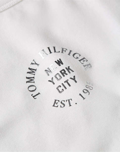 TOMMY HILFIGER STAMP LOGO SLIM C-NK SS TEE