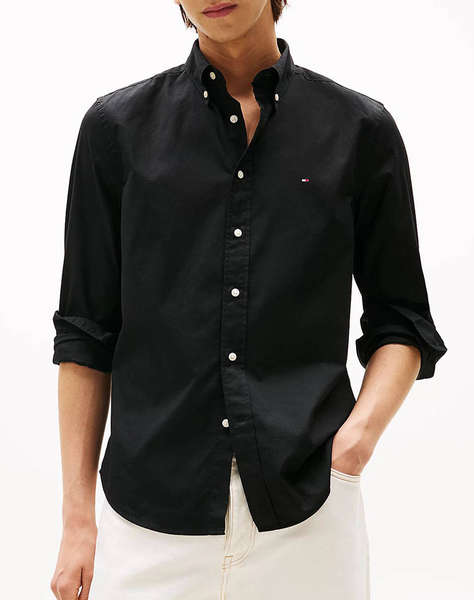TOMMY HILFIGER CORE FLEX POPLIN SOLID RF SHIRT