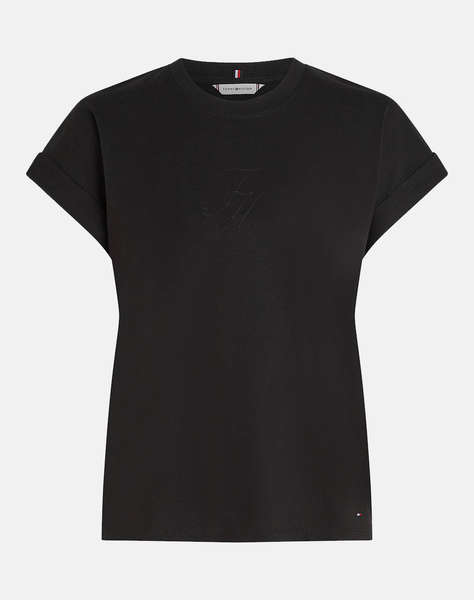 TOMMY HILFIGER FLORAL SCRIPT MDRN C-NK SS TEE