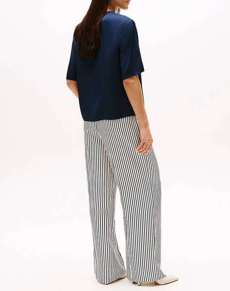 TOMMY HILFIGER SATEEN C-NECK RELAXED T-SHIRT