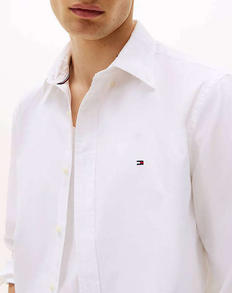 TOMMY HILFIGER CORE FLEX POPLIN SOLID RF SHIRT
