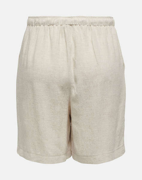 ONLY ONLSIESTA MW PULL-UP LIN BL SHORTS NOOS
