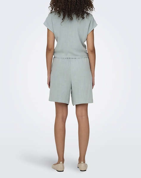 ONLY ONLSIESTA SS KNOT LIN BL SHIRT PNT NOOS