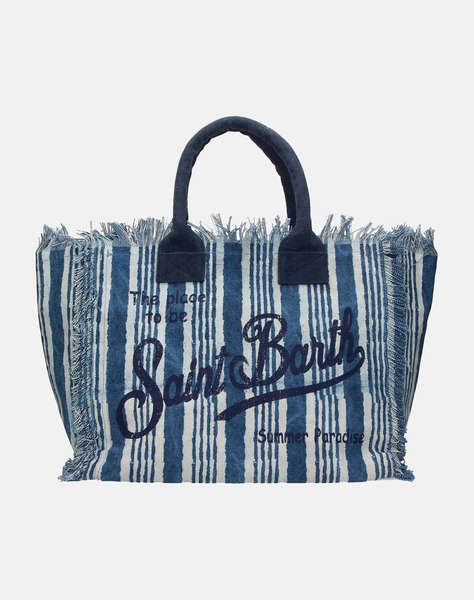 MC2 VANITY-ACC. BORSA CANVAS DONNA-INDI STRIPES 61 (Размери: 40 x 32 x 20см.)