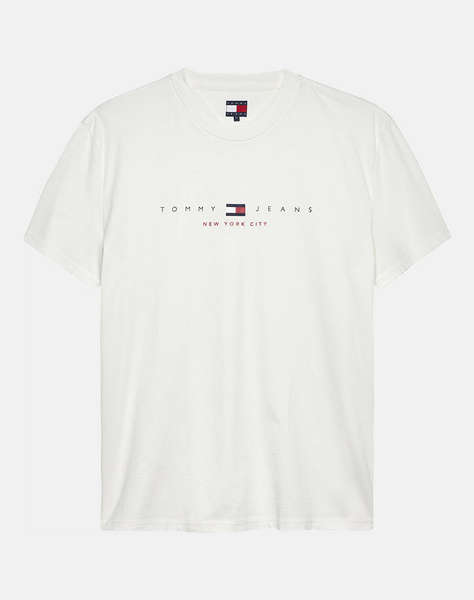 TOMMY JEANS TJM REG FLAG LINEAR SS TEE EXT