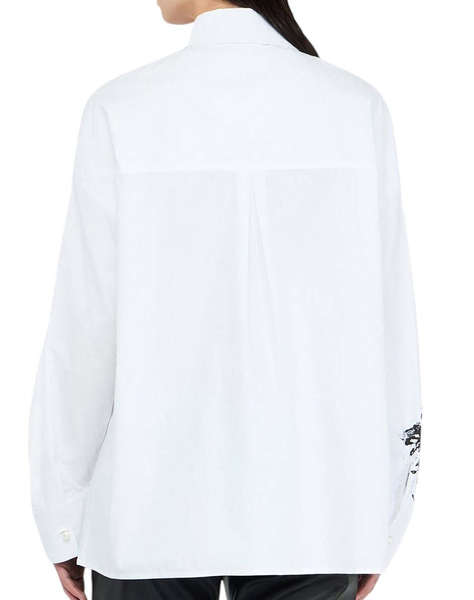 LIU JO BLACK_CF5C06_CAMICIA CON STAMPA PIAZZATA WOMEN''S SHIRT