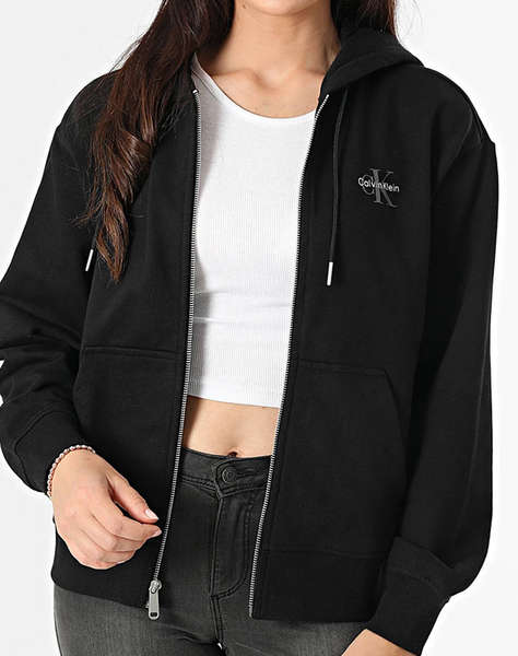 CALVIN KLEIN MONOLOGO FRENCH TERRY FZ BF HOOD