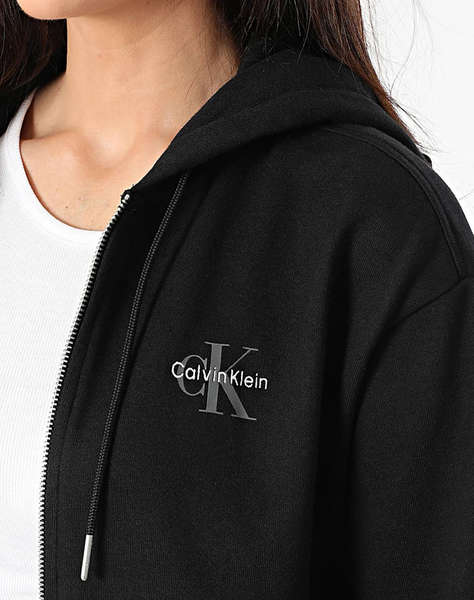 CALVIN KLEIN MONOLOGO FRENCH TERRY FZ BF HOOD