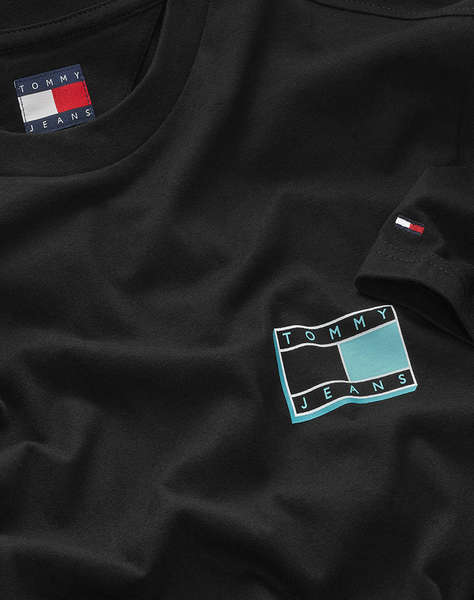 TOMMY JEANS TJM SLIM POP COLOR FLAG TEE EXT