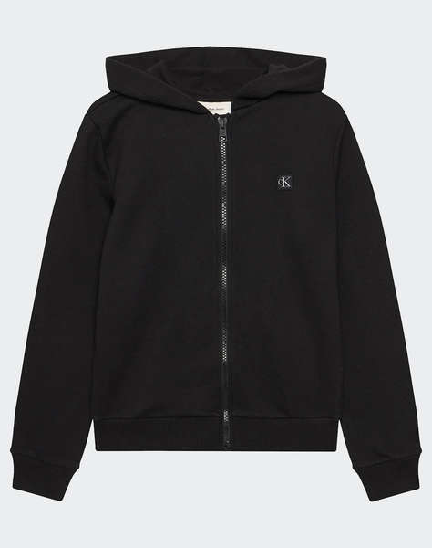 CALVIN KLEIN MINI BADGE ZIP-THROUGH