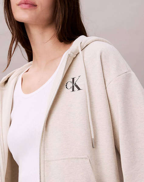 CALVIN KLEIN MONOLOGO FRENCH TERRY FZ BF HOOD