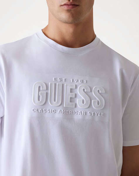 GUESS SS BSC GUESS EMBOSSED LOGO TEE МЪЖКА ТЕНИСКА