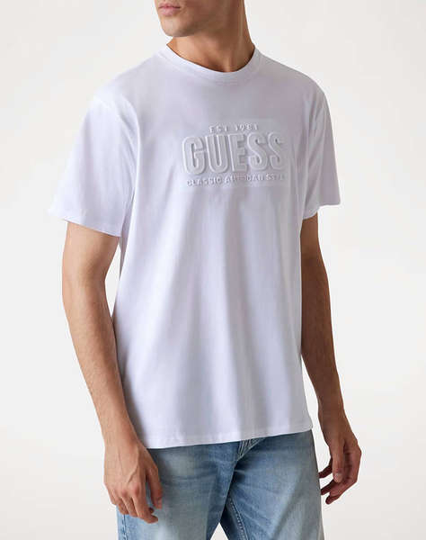 GUESS SS BSC GUESS EMBOSSED LOGO TEE МЪЖКА ТЕНИСКА