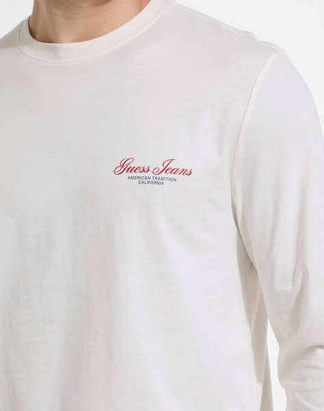 GUESS JEANS GJ CN LS REG PRINT ON SLEEVE МЪЖКА ТЕНИСКА