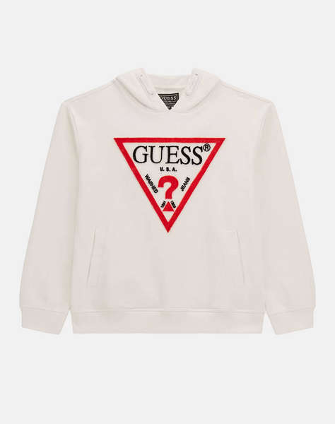 GUESS HOODED LS ACTIVE TOP - MID ORG. CO FRENCH TERRY 340 СУИТШЪРТ CHILDREN BOY
