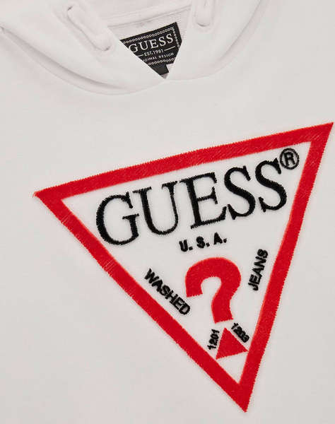 GUESS HOODED LS ACTIVE TOP - MID ORG. CO FRENCH TERRY 340 СУИТШЪРТ CHILDREN BOY
