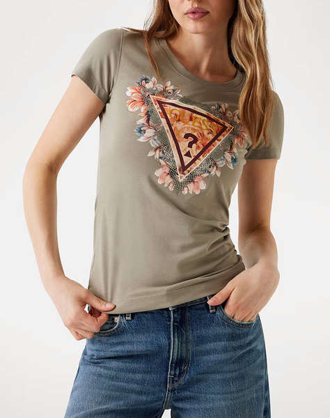 GUESS SS TRIANGLE FLOWERS TEE МЪЖКА ТЕНИСКА