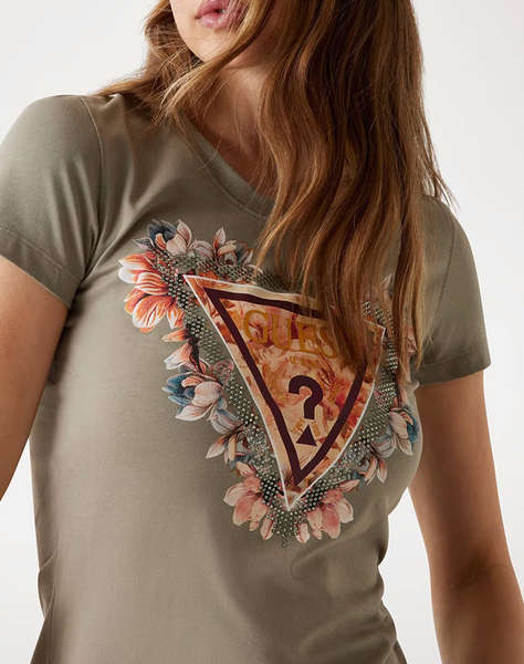 GUESS SS TRIANGLE FLOWERS TEE МЪЖКА ТЕНИСКА