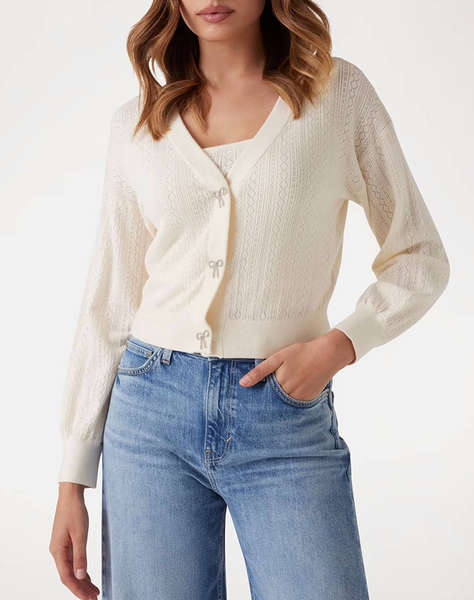 GUESS LS VN LYLA CARDI SWTR WOMEN''S JACKET