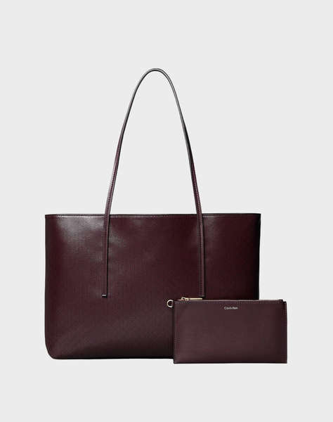 CALVIN KLEIN JEANS AOP TOTE W/ POUCH ON STRAP (Размери: 39 x 28 x 13см.)