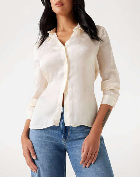 GUESS LS MARTHE LOGO SHIRT WOMEN''S SHIRT