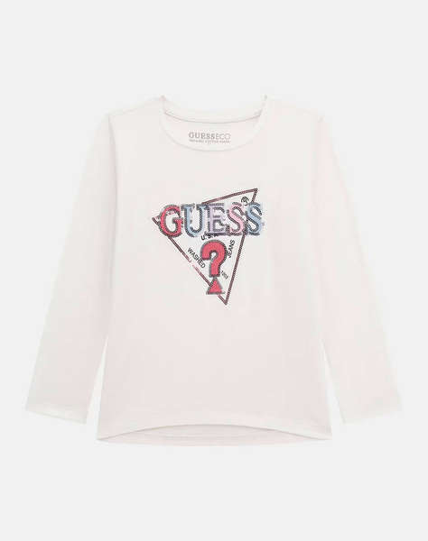 GUESS HIGH LOW LS T-SHIRT BLOUSE GIRL МОМИЧЕ