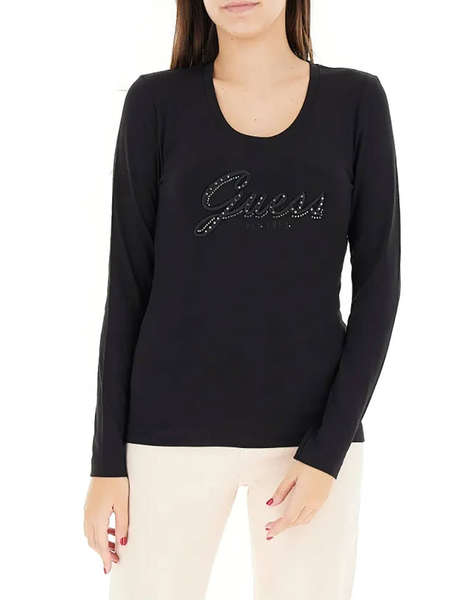 GUESS CN LS EMBRO SCRIPT LOGO TEE МЪЖКА ТЕНИСКА