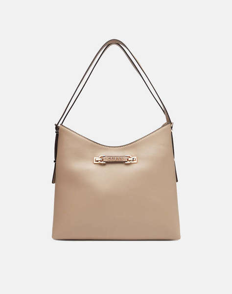 GUESS LEFIA LARGE HOBO ДАМСКА ЧАНТА (Размери: 33 x 24 x 11см.)