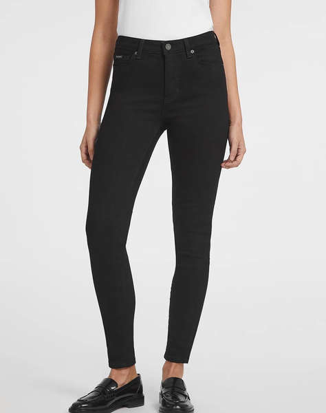 GUESS JEANS GJ G05 HIGH RISE SKI - ECO RECY CO HAJAR SS BLACK ДАМСКИ ПАНТАЛОНИ