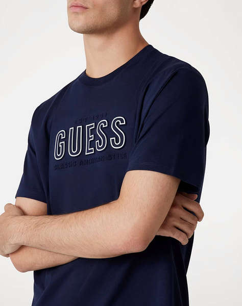 GUESS SS BSC GUESS EMBOSSED LOGO TEE МЪЖКА ТЕНИСКА