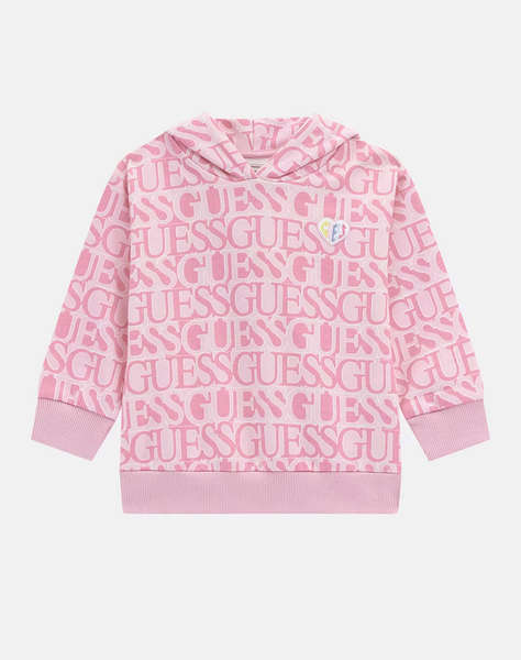 GUESS HOODED LS ACTIVE TOP СУИТШЪРТ GIRL МОМИЧЕ