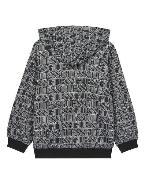 GUESS OVERSIZE HOODED LS ACTIVE TOP СУИТШЪРТ GIRL МОМИЧЕ