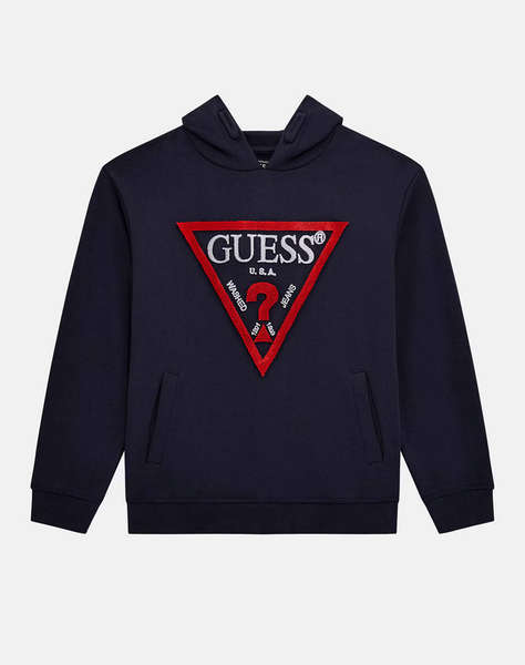 GUESS HOODED LS ACTIVE TOP - MID ORG. CO FRENCH TERRY 340 СУИТШЪРТ CHILDREN BOY