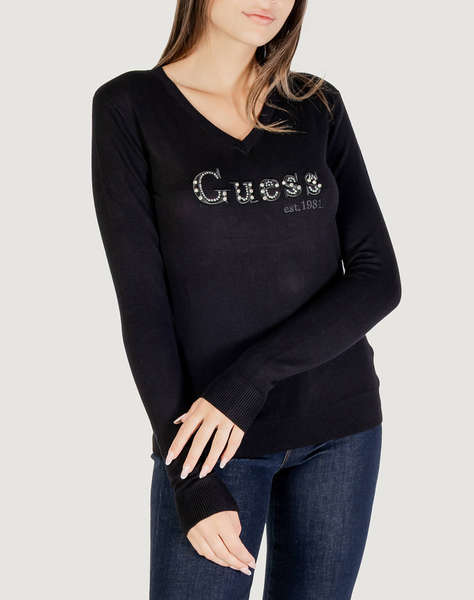 GUESS LS VN KENZIE LOGO SWTR ПЛЕТЕНИ ДАМСКИ ДРЕХИ