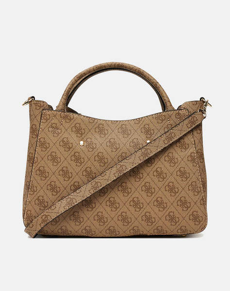 GUESS BRENTON SML GIRLFRIEND SATCHEL ДАМСКА ЧАНТА (Размери: 28 x 19 x 10см.)