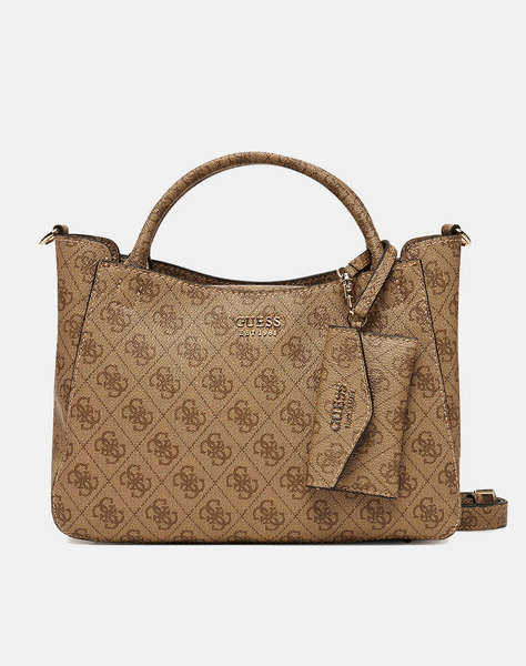 GUESS BRENTON SML GIRLFRIEND SATCHEL ДАМСКА ЧАНТА (Размери: 28 x 19 x 10см.)