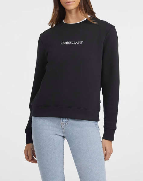 GUESS JEANS GJ CN REG LOGO EMB SWEAT WOMEN''S SWEATSHIRT