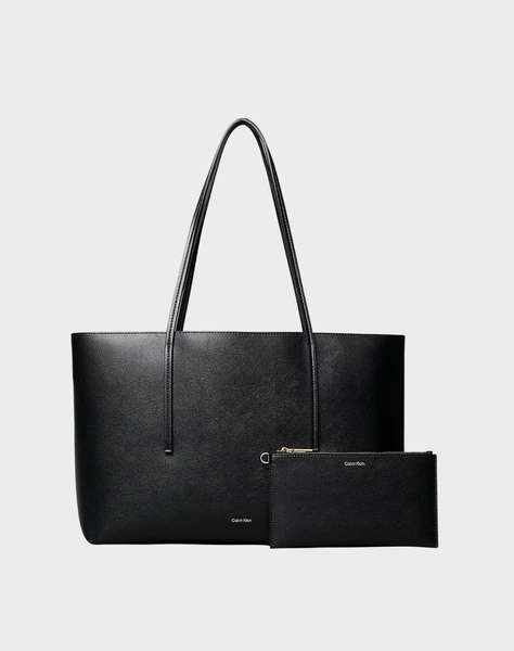 CALVIN KLEIN JEANS FOIL LOGO TOTE W/POUCH (Размери: 40 x 28 x 12см.)