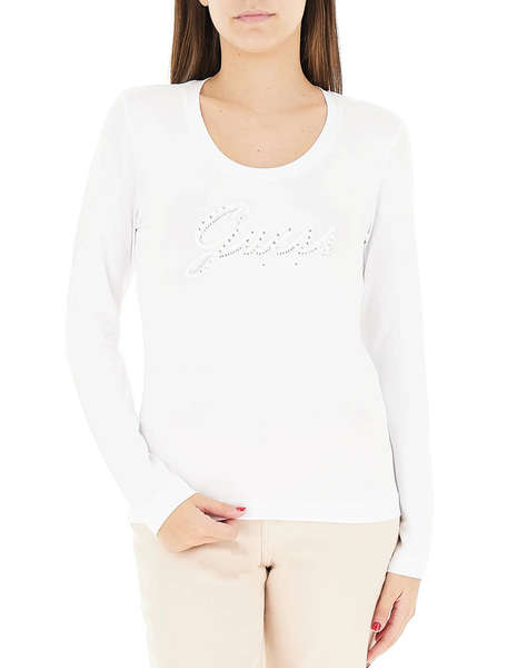 GUESS CN LS EMBRO SCRIPT LOGO TEE МЪЖКА ТЕНИСКА