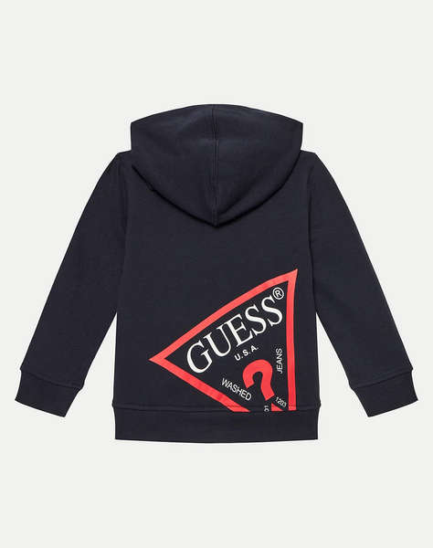 GUESS ZIP UP HOODED ACTIVE TOP СУИТШЪРТ CHILDREN BOY