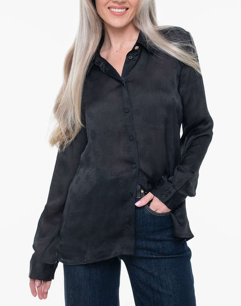 GUESS LS MARTHE LOGO SHIRT WOMEN''S SHIRT