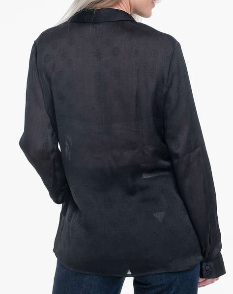 GUESS LS MARTHE LOGO SHIRT WOMEN''S SHIRT