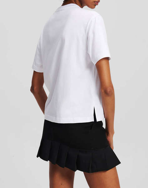 KARL LAGERFELD JEANS KLJ REG FLOWER COLOUR TEE